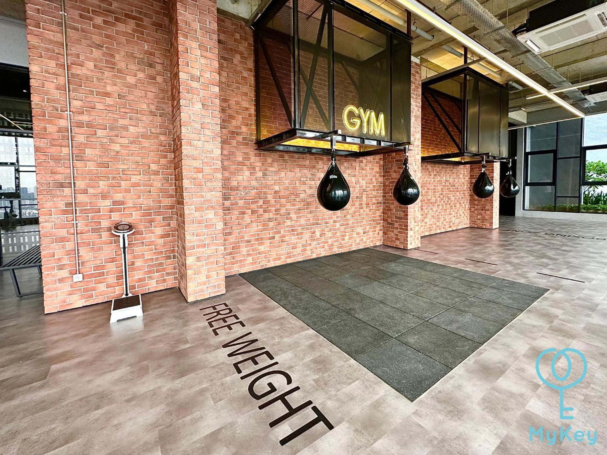 Ferienwohnung Millerz Square By Mykey Kuala Lumpur Exterior foto Free weight area