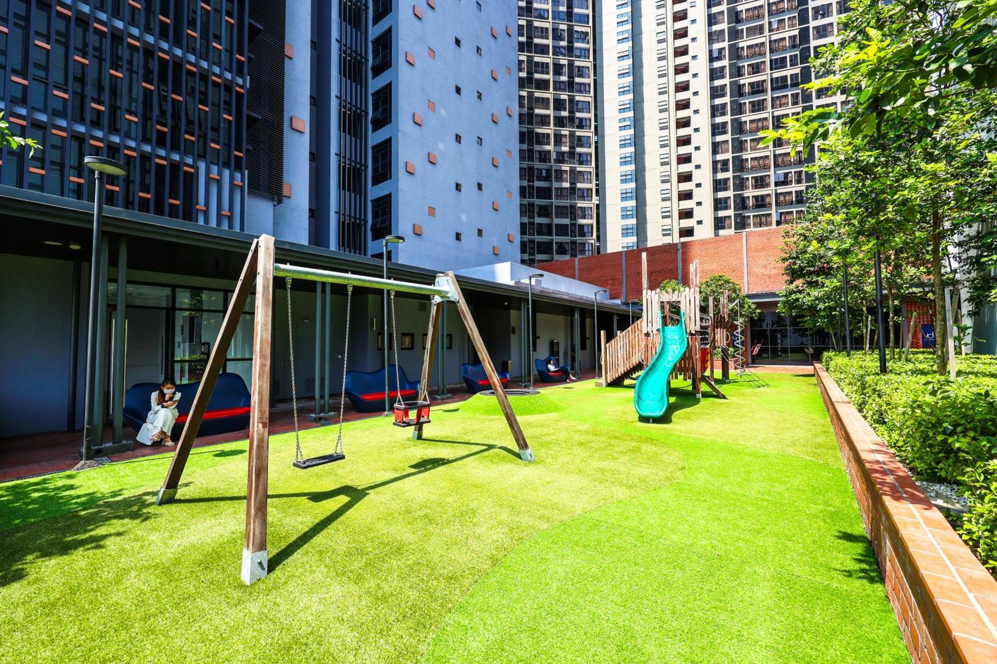 Ferienwohnung Millerz Square By Mykey Kuala Lumpur Exterior foto Children's playground