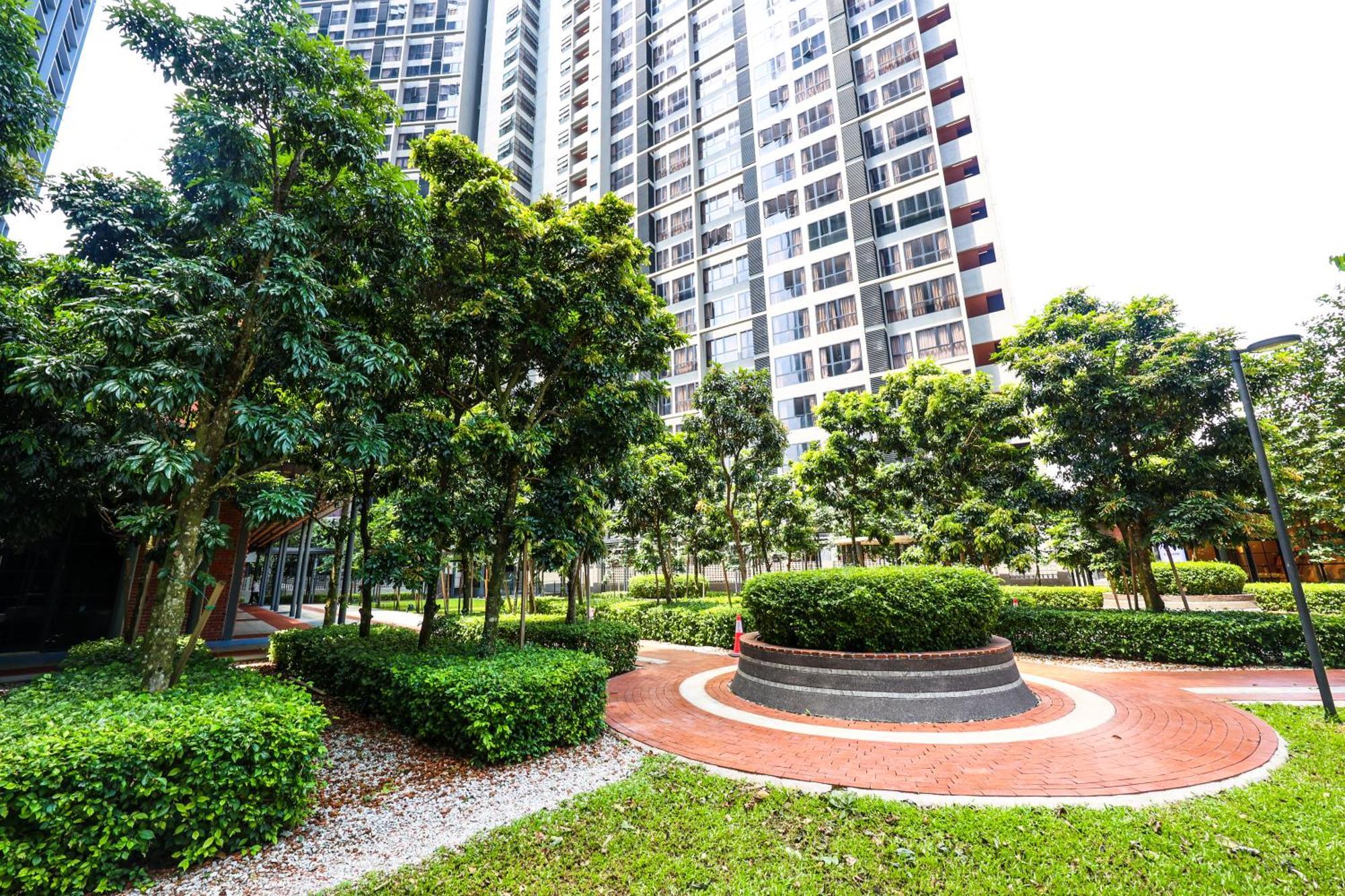 Ferienwohnung Millerz Square By Mykey Kuala Lumpur Exterior foto The park