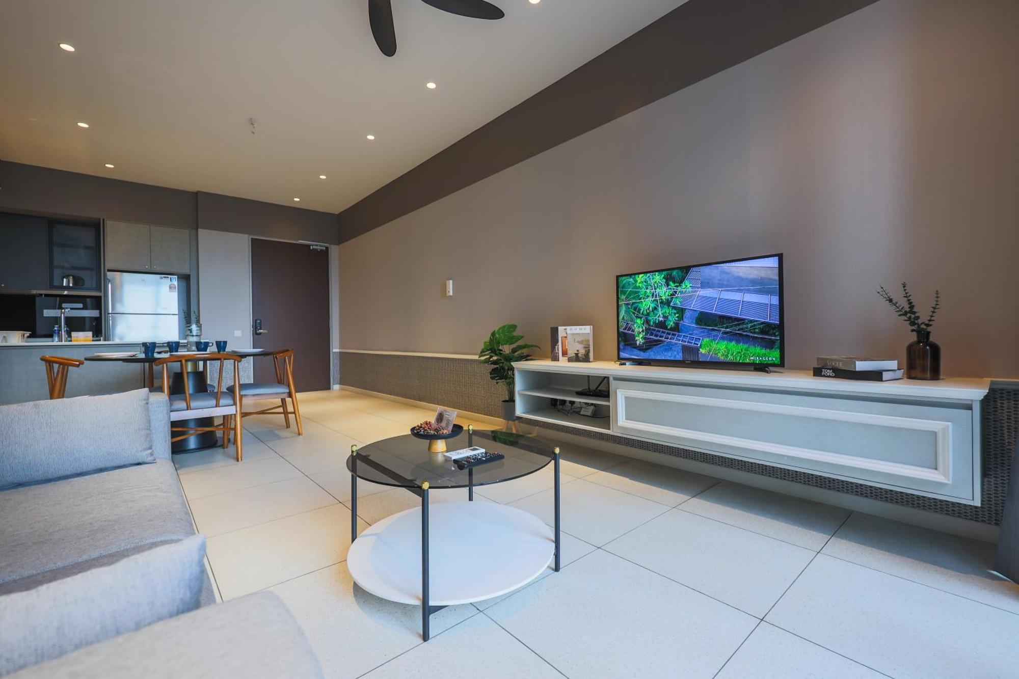 Ferienwohnung Millerz Square By Mykey Kuala Lumpur Exterior foto Living Hall